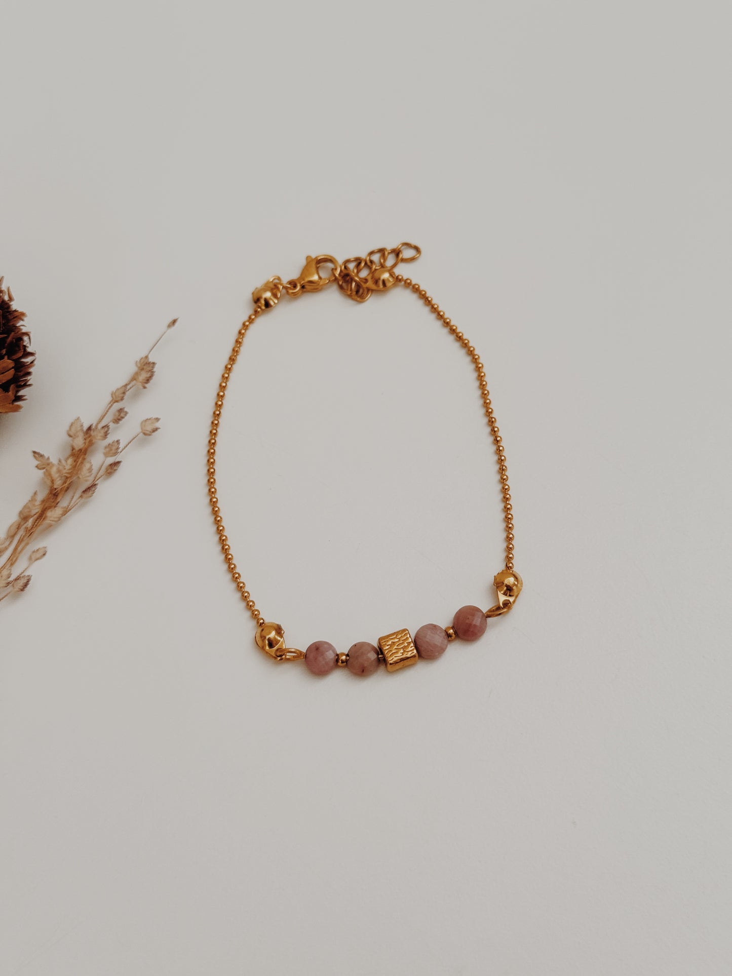 Pulseira Elysium Rodonite