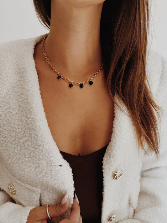 Colar Raiz Ancestral - Turmalina Negra