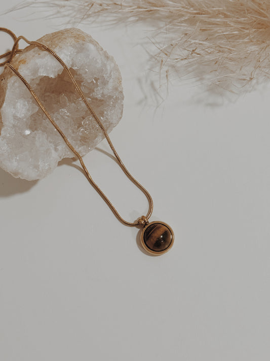 Colar Emma Olho de Tigre