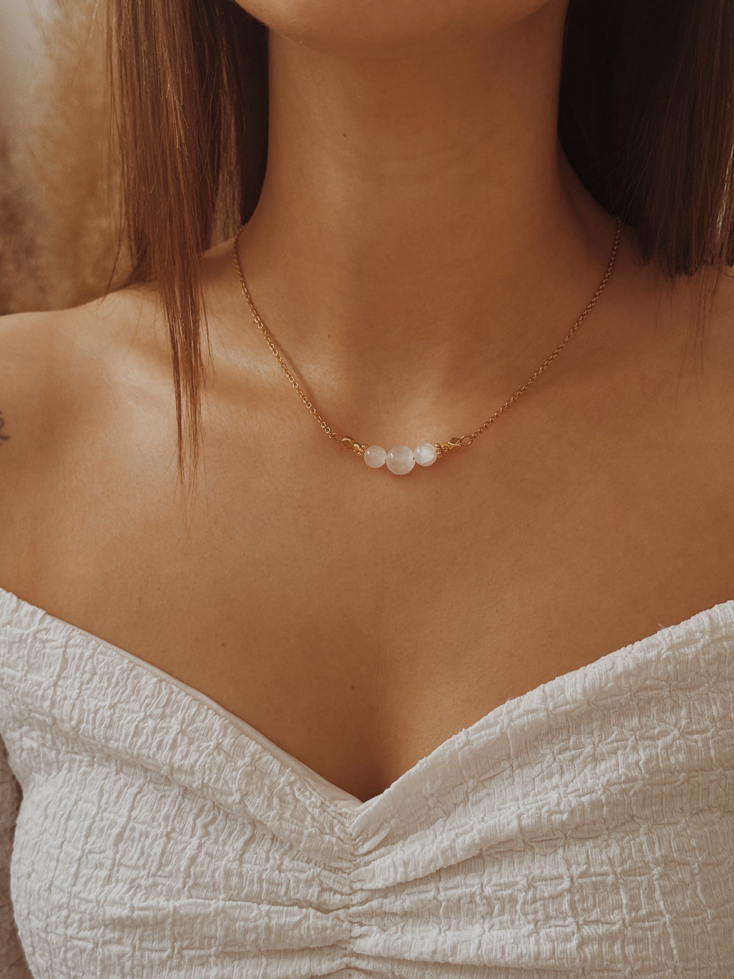 Colar Santi Selenite
