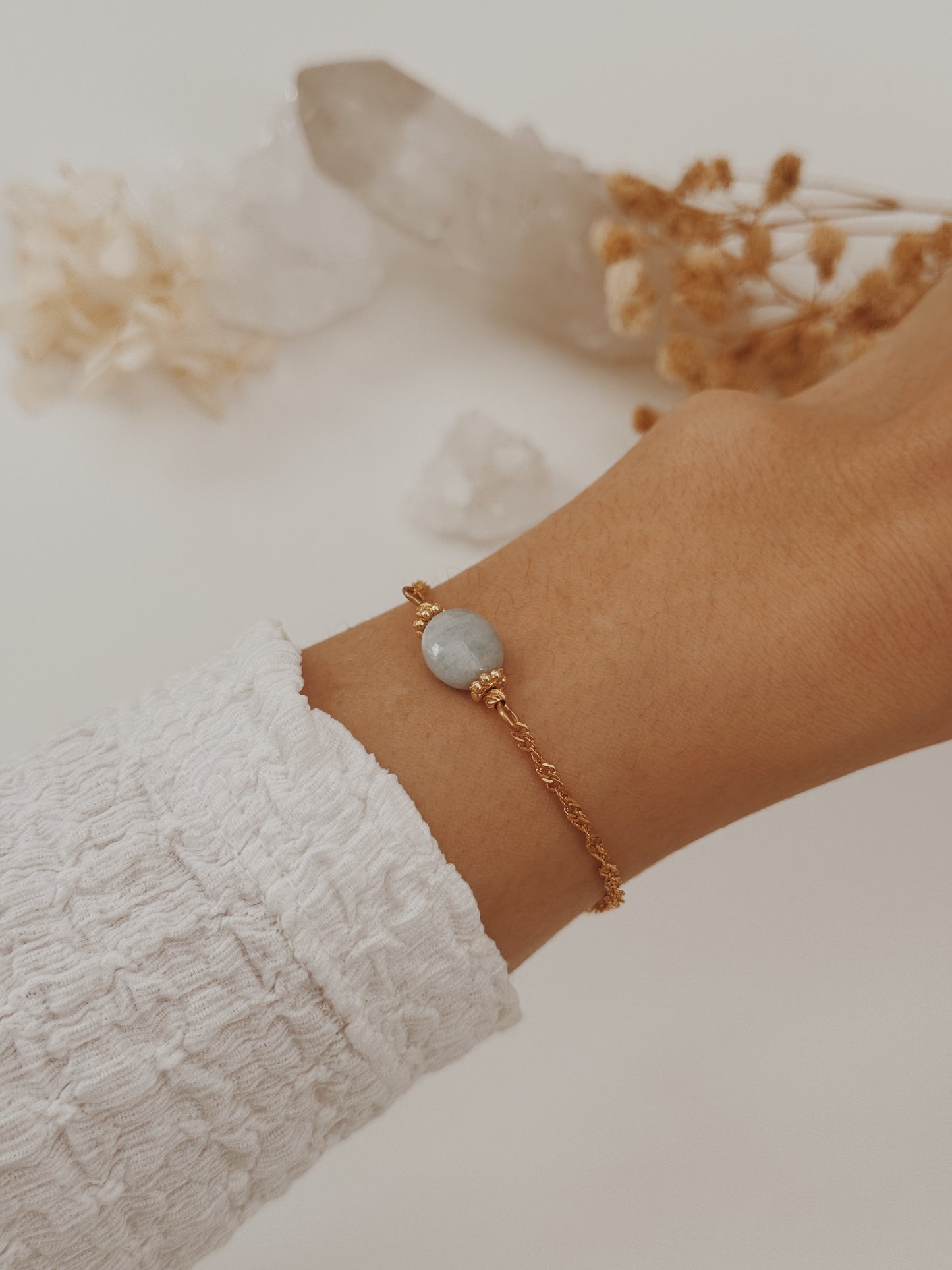 Pulseira Abby Agua Marinha