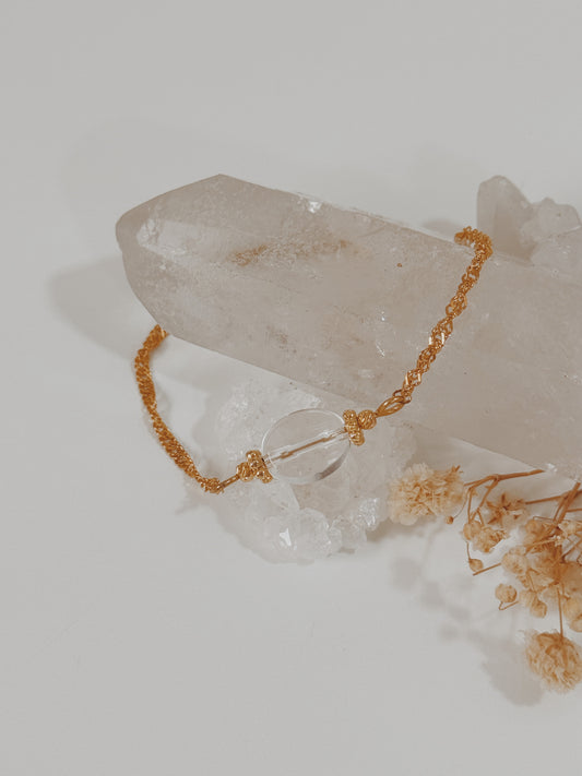 Pulseira Abby Quartzo Cristal