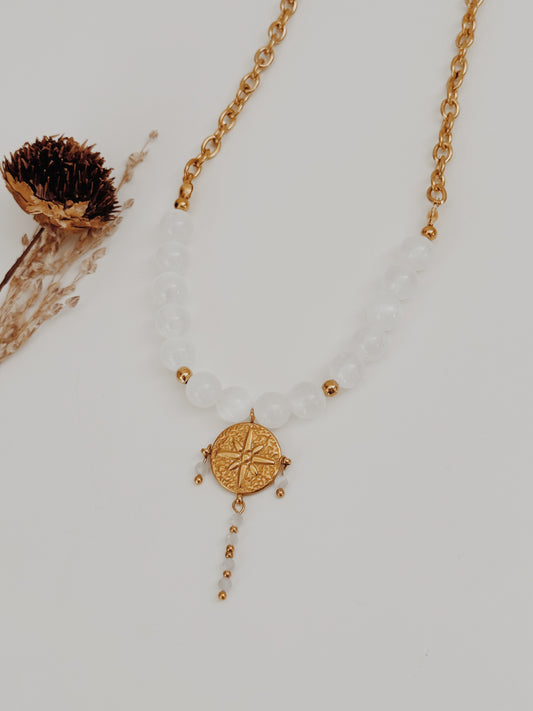 Colar Auriel Selenite
