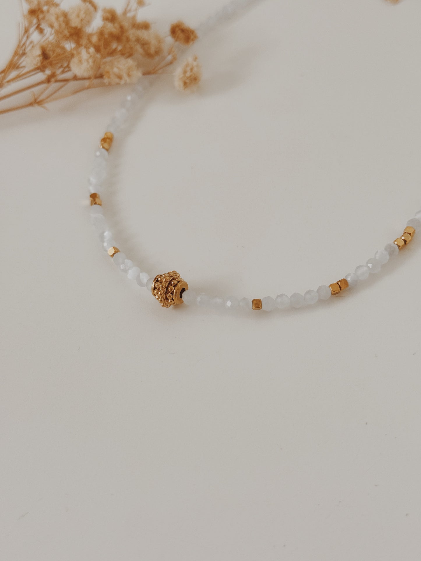 Colar Boheme Selenite