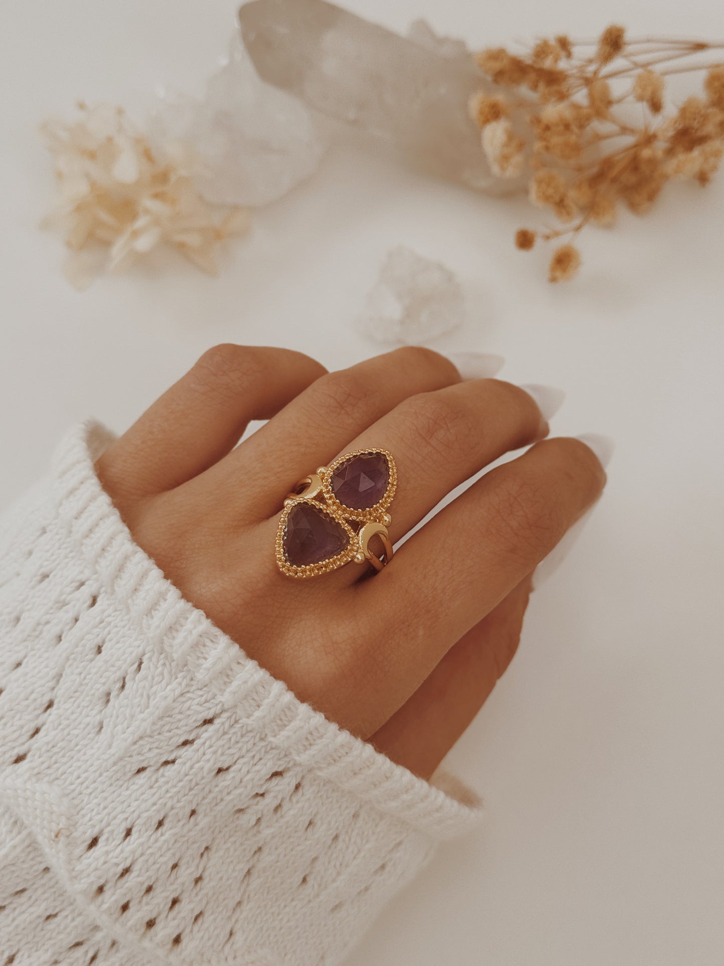 Anel Yara Ametista