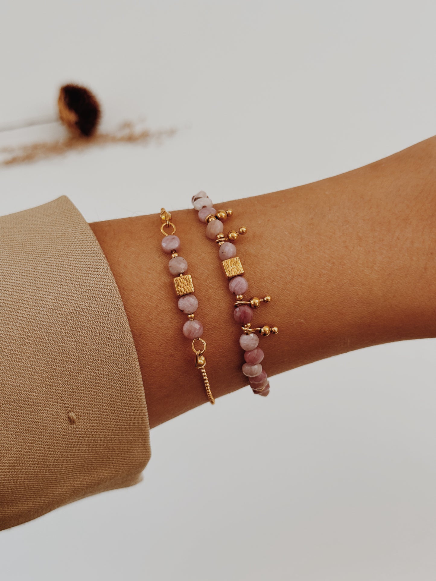 Pulseira Elysium Rodonite