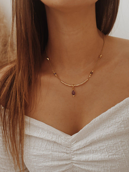 Colar Lennie Ametista