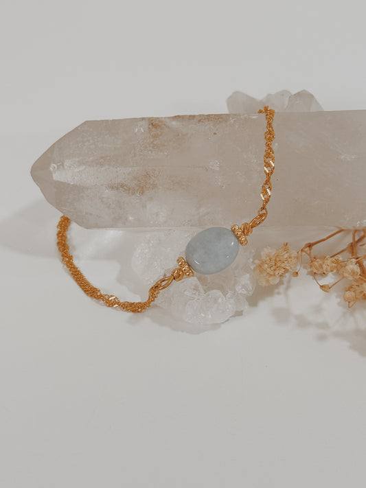 Pulseira Abby Agua Marinha