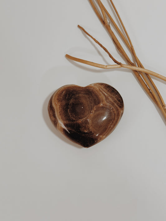 Coração Jaspe Cacau I