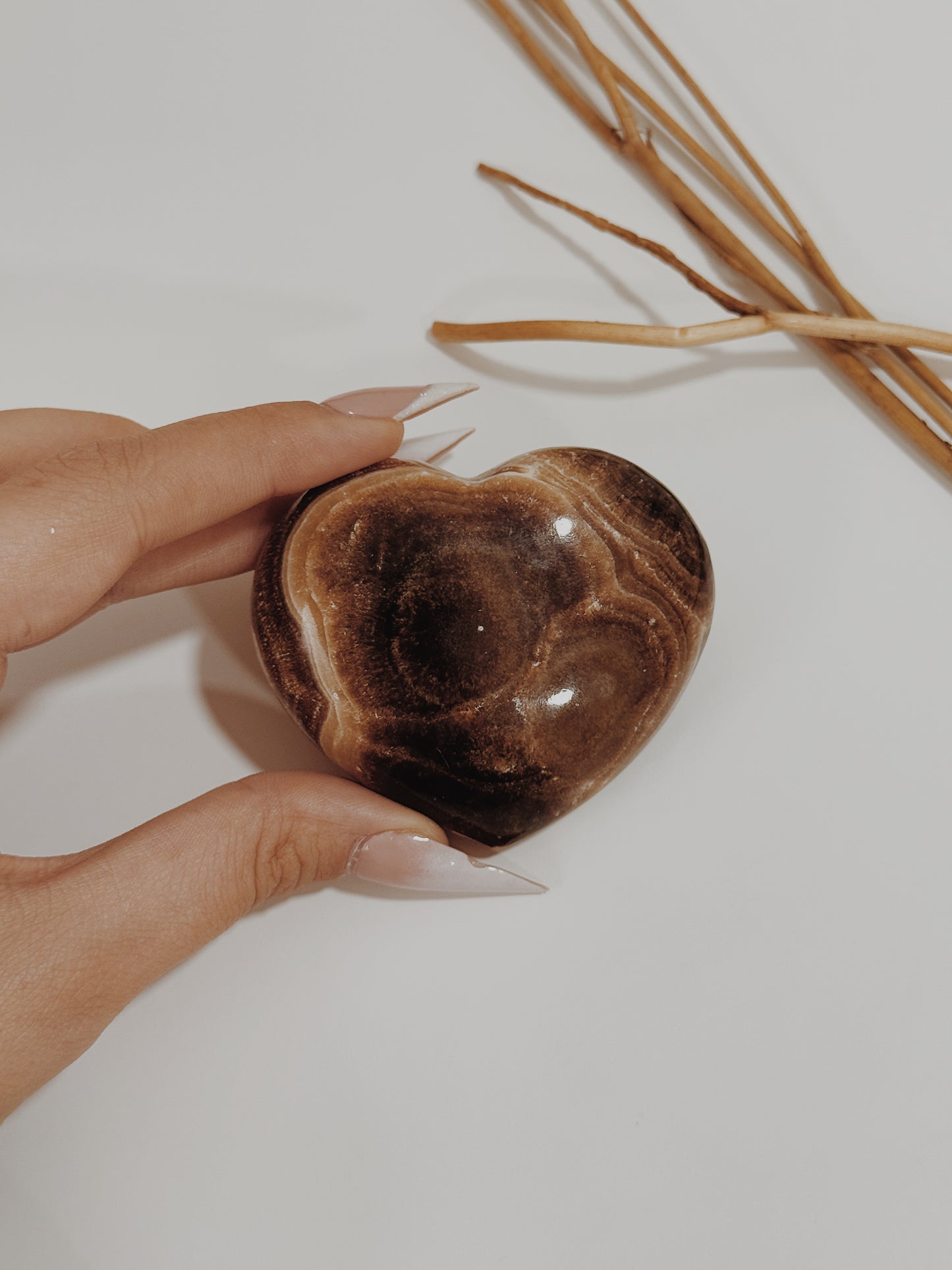 Coração Jaspe Cacau I