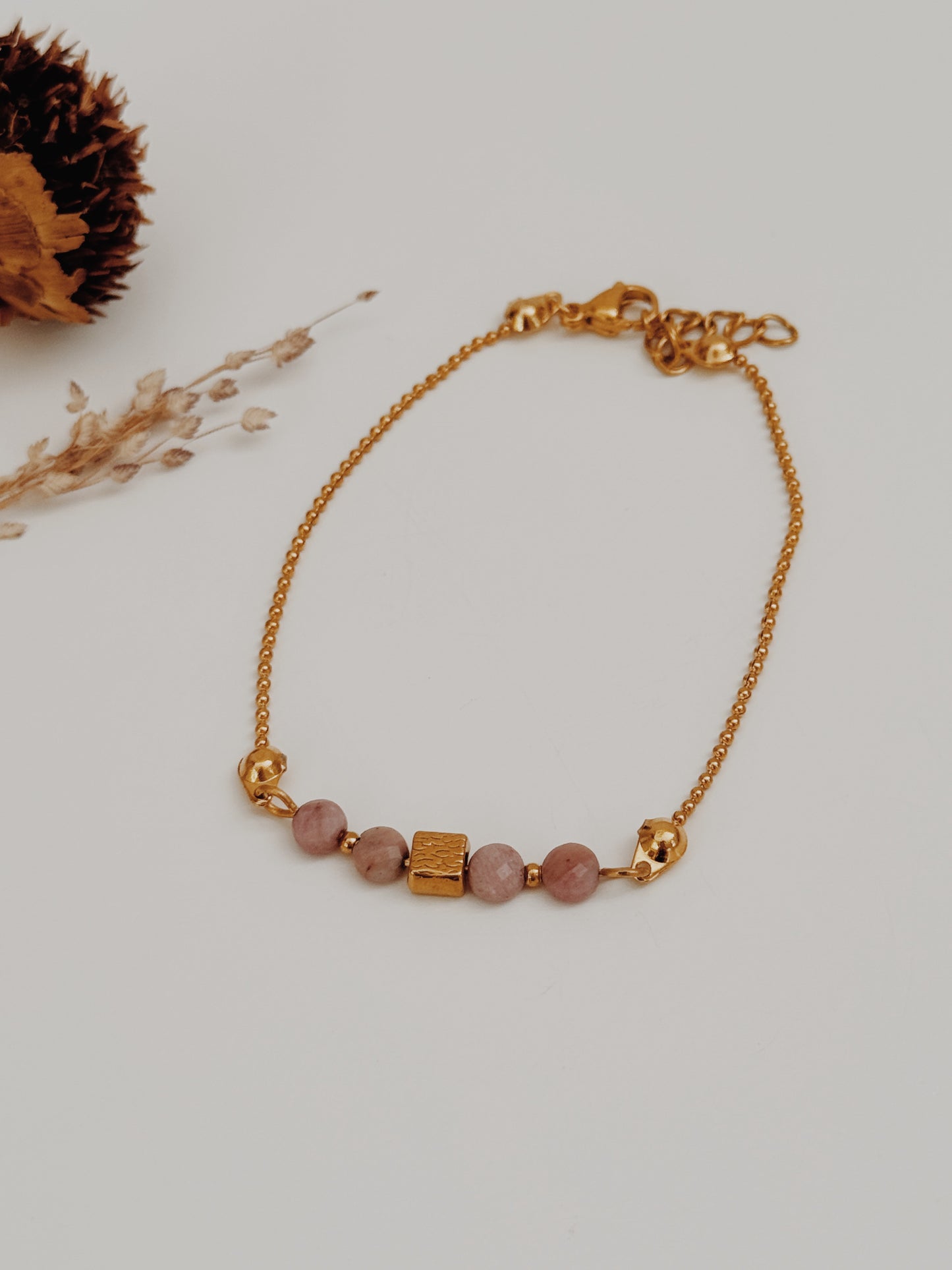 Pulseira Elysium Rodonite
