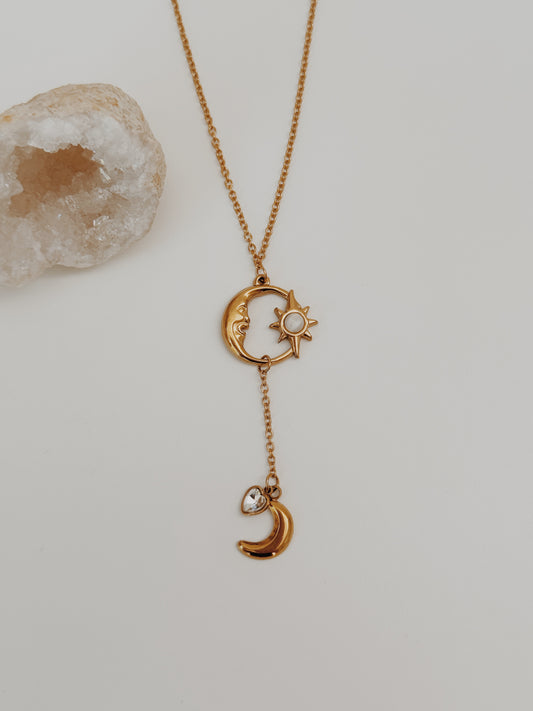 Colar Soluna Selenite