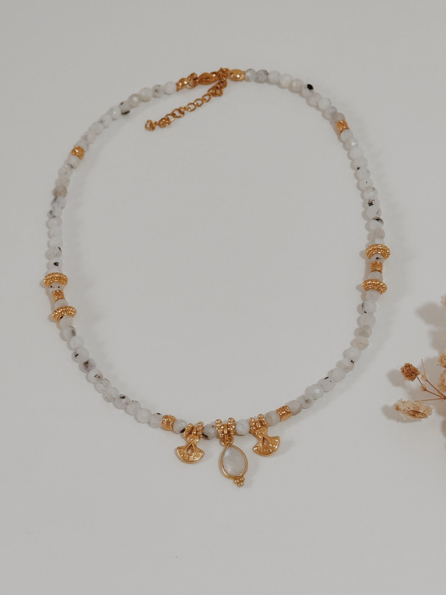 Colar Maya Pedra da Lua