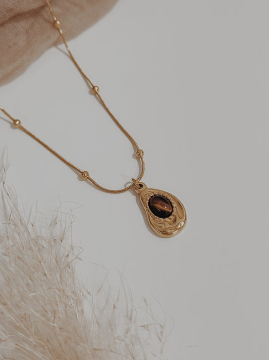 Colar Gianna Olho de Tigre