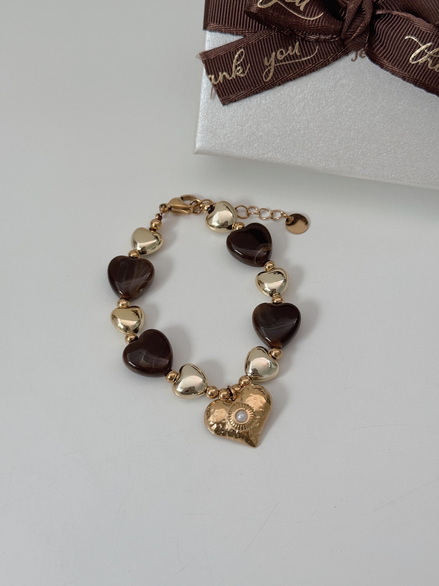 Pulseira Heart Brown