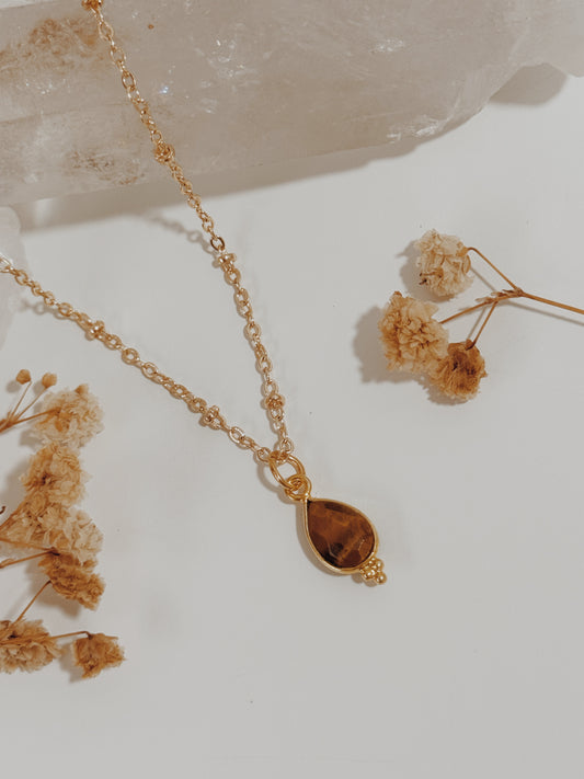 Colar Anita Olho de Tigre