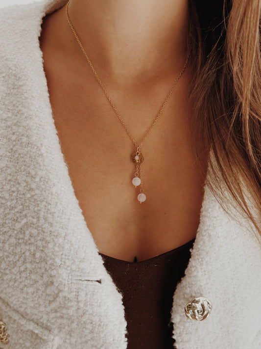 Colar Velora Quartzo Rosa