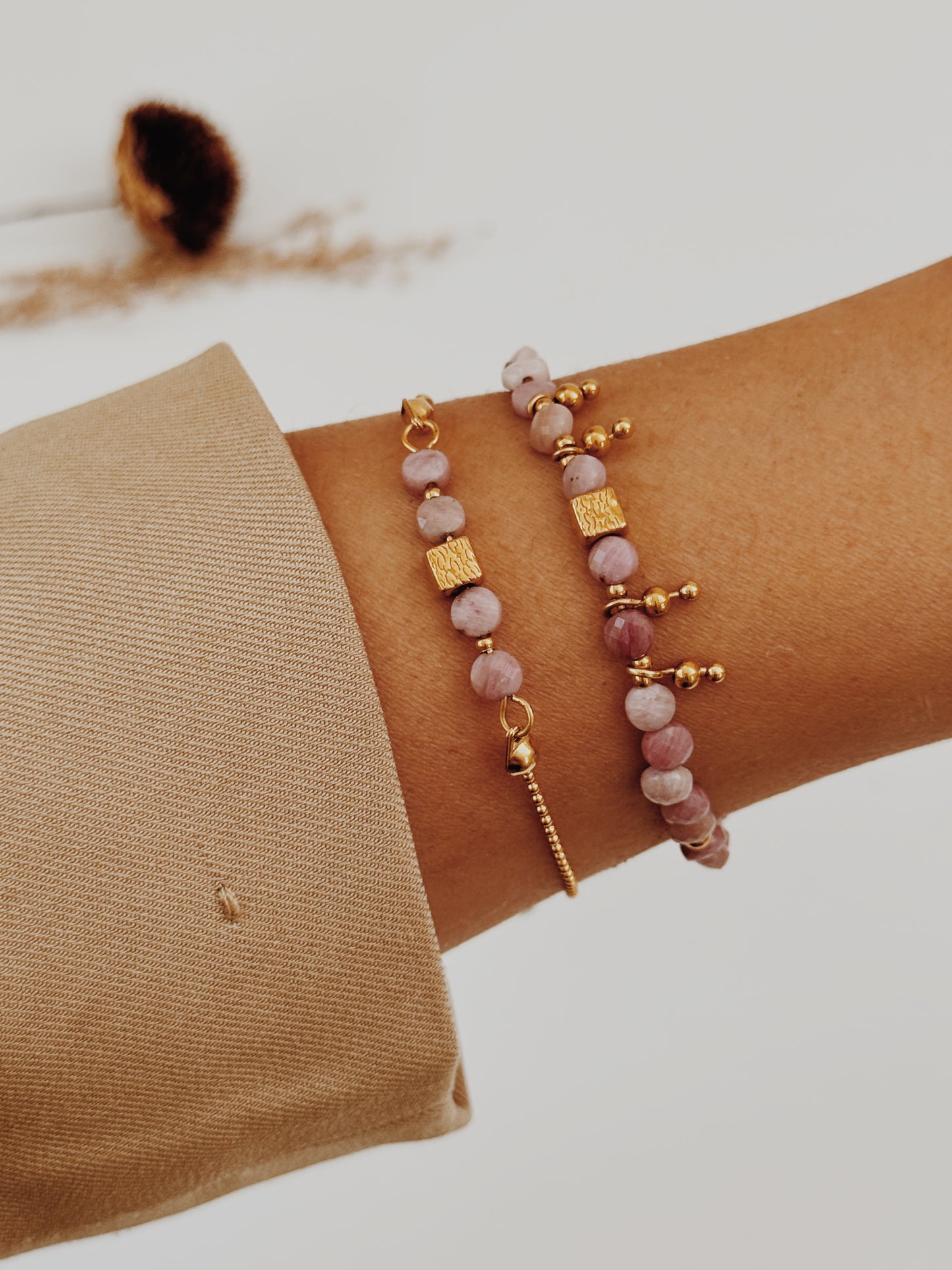 Pulseira Elysium Rodonite