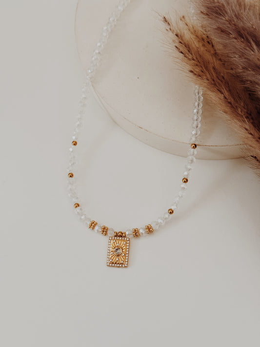 Colar Althea Quartzo Cristal