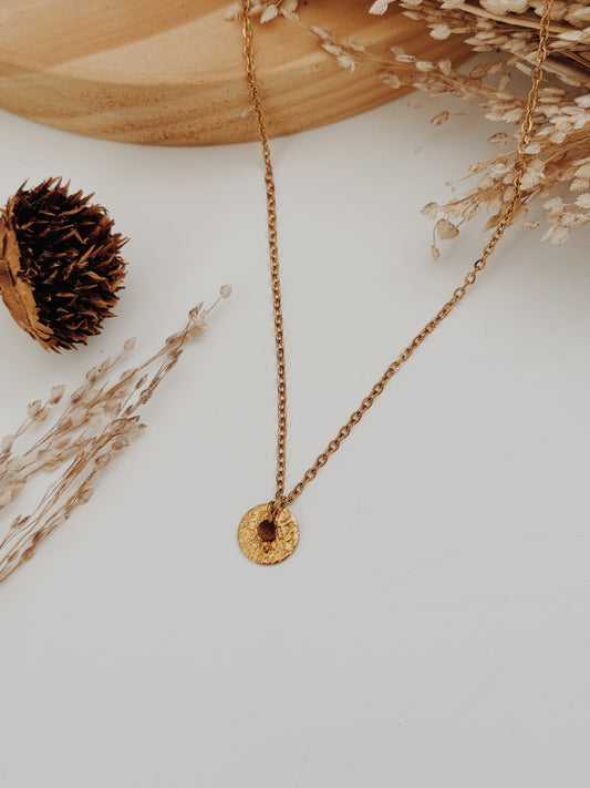 Colar Zyra Olho de Tigre