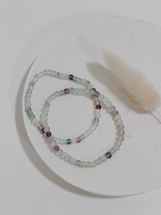 Pulseira Flourite Arco-íris