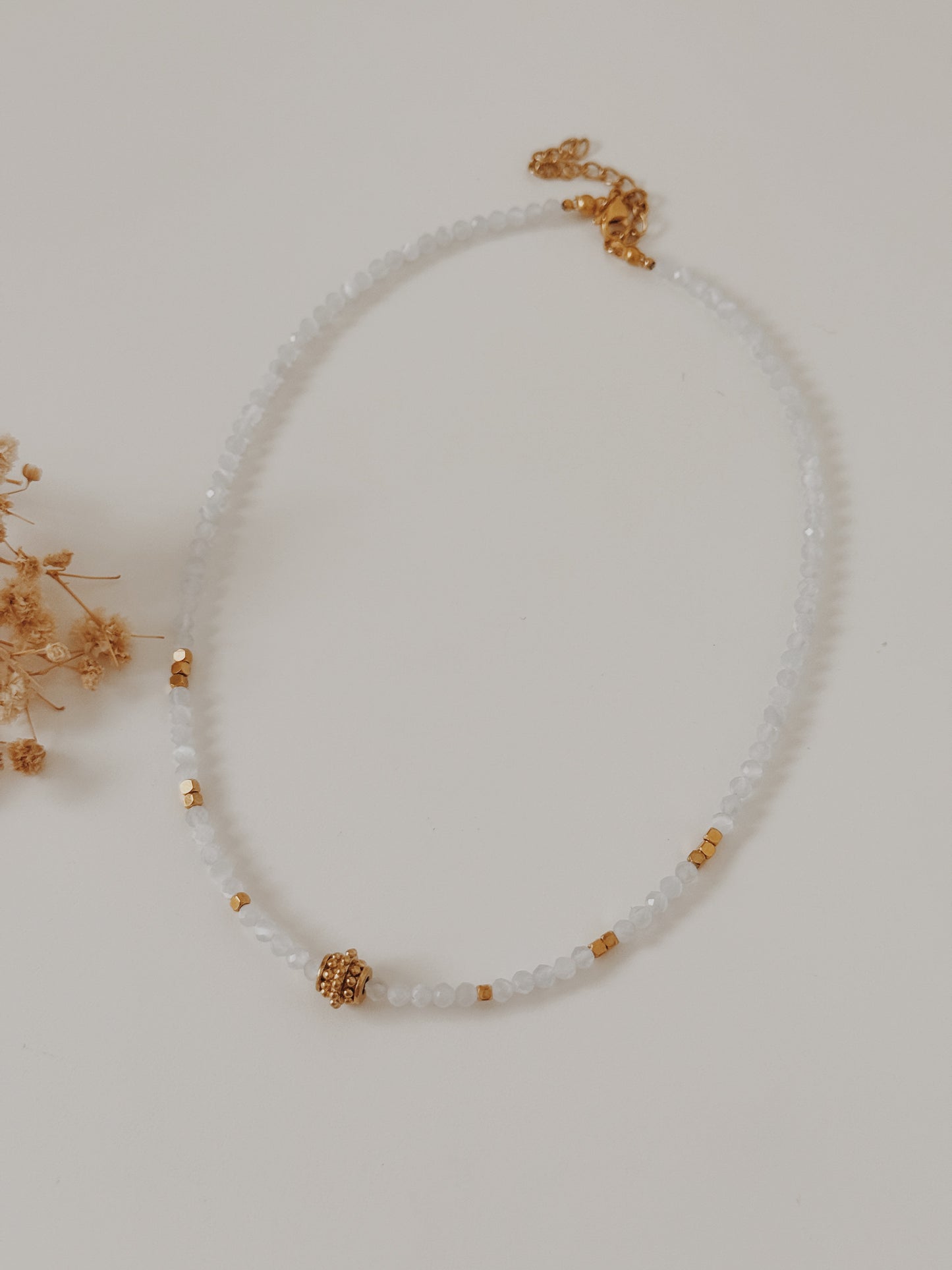 Colar Boheme Selenite