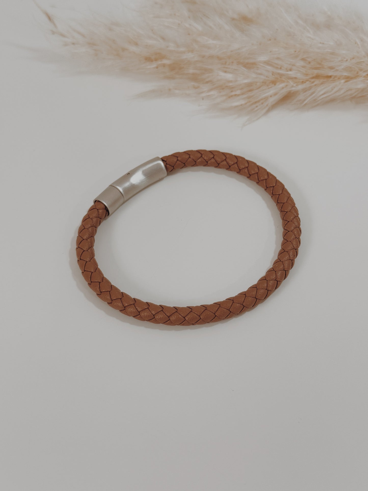 Pulseira Homem couro castanho