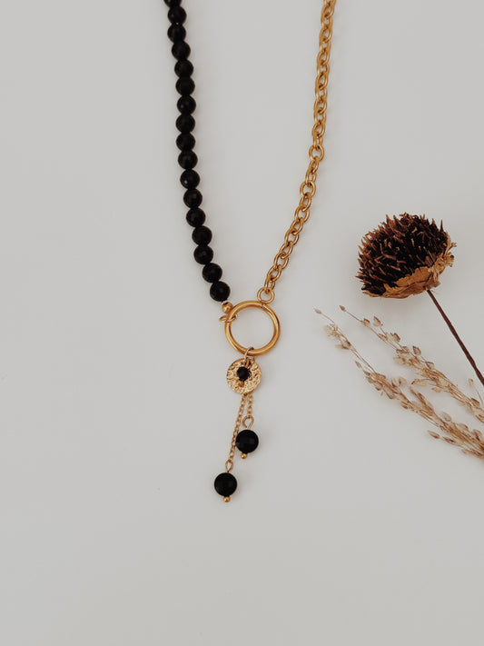 Colar Noctira Turmalina Negra