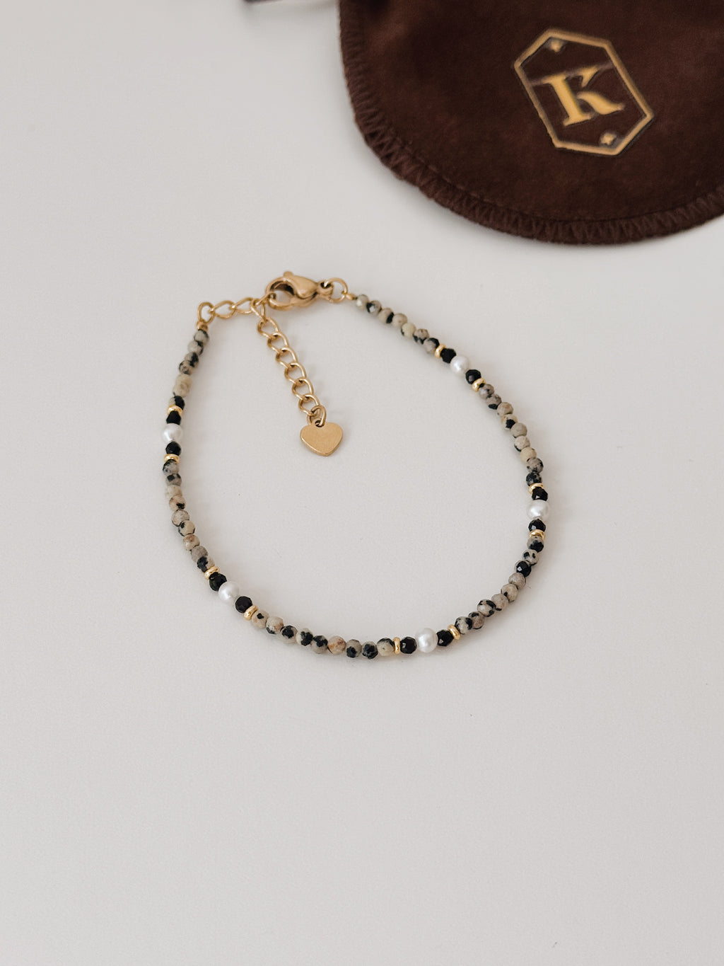 Pulseira Pebble | Jaspe dálmata