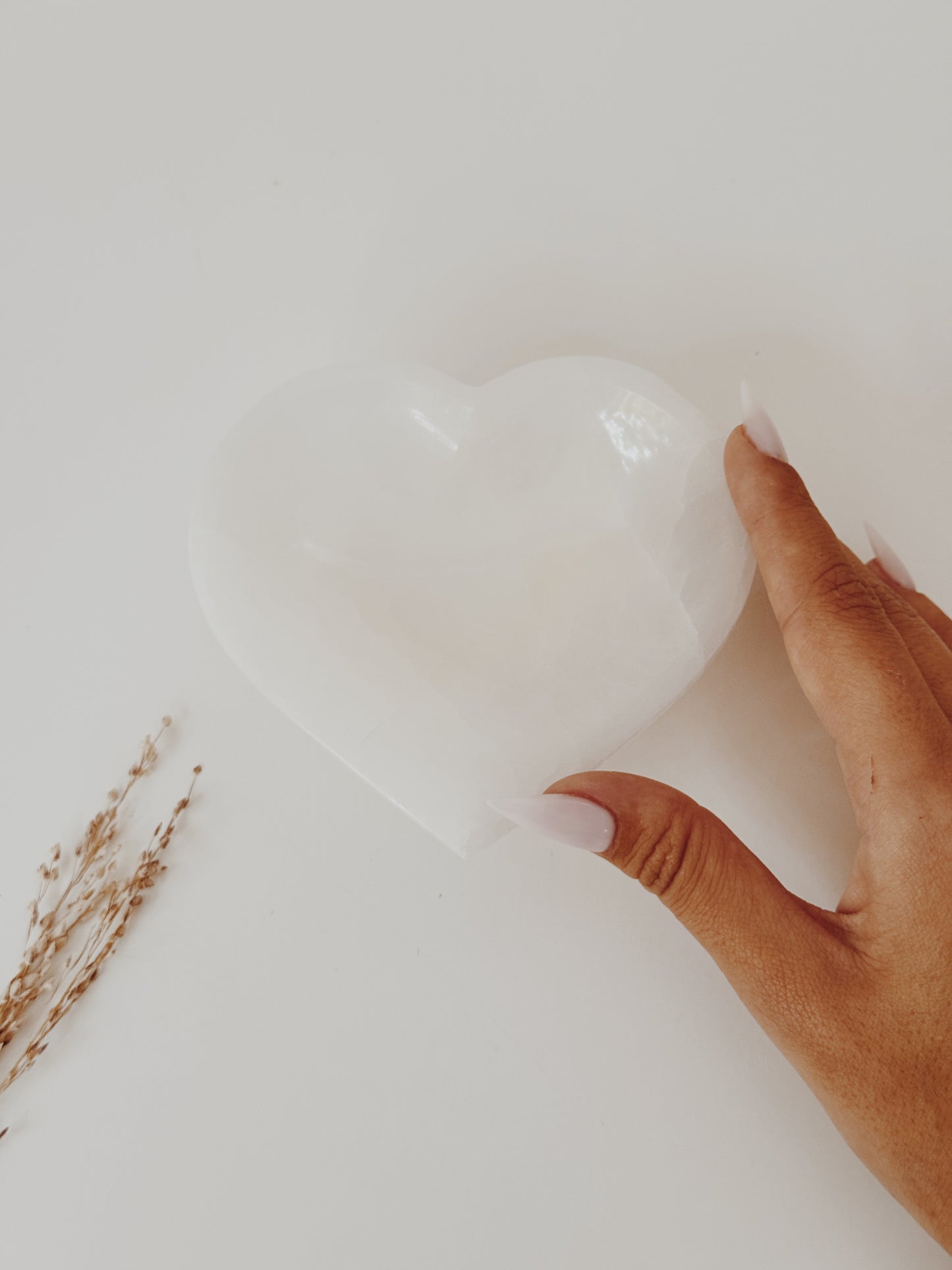 Taça Selenite Coração