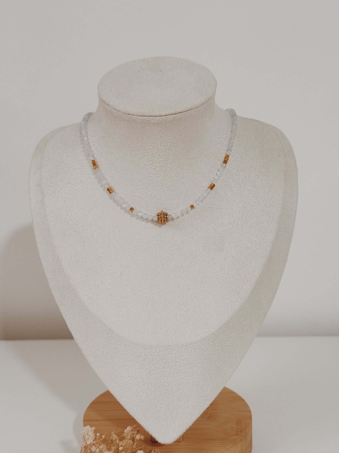 Colar Boheme Selenite