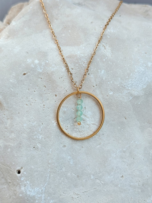 Colar terra Amazonite