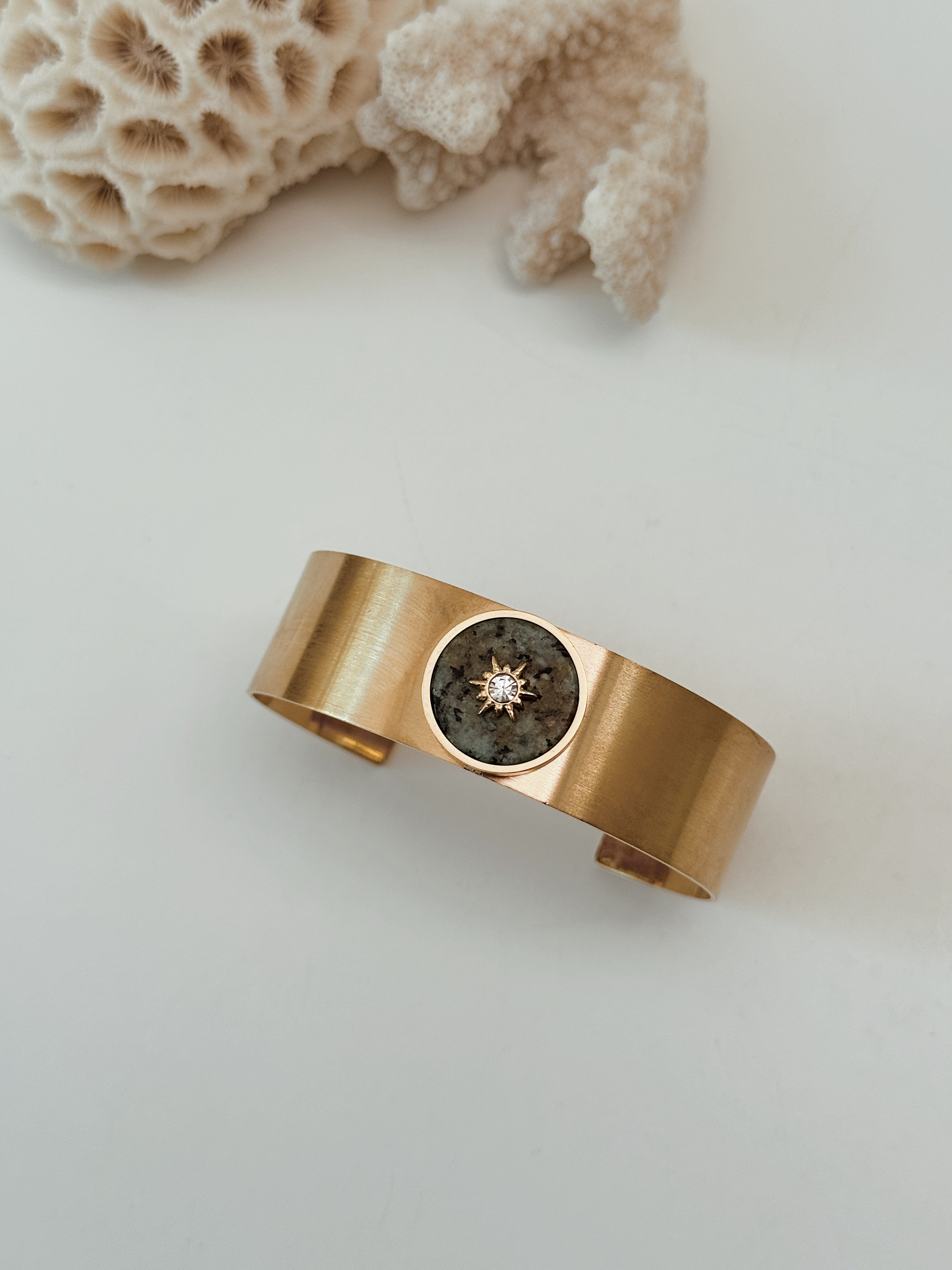 Pulseira rígida | crisocola