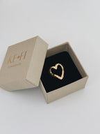 Anel Heart Simple
