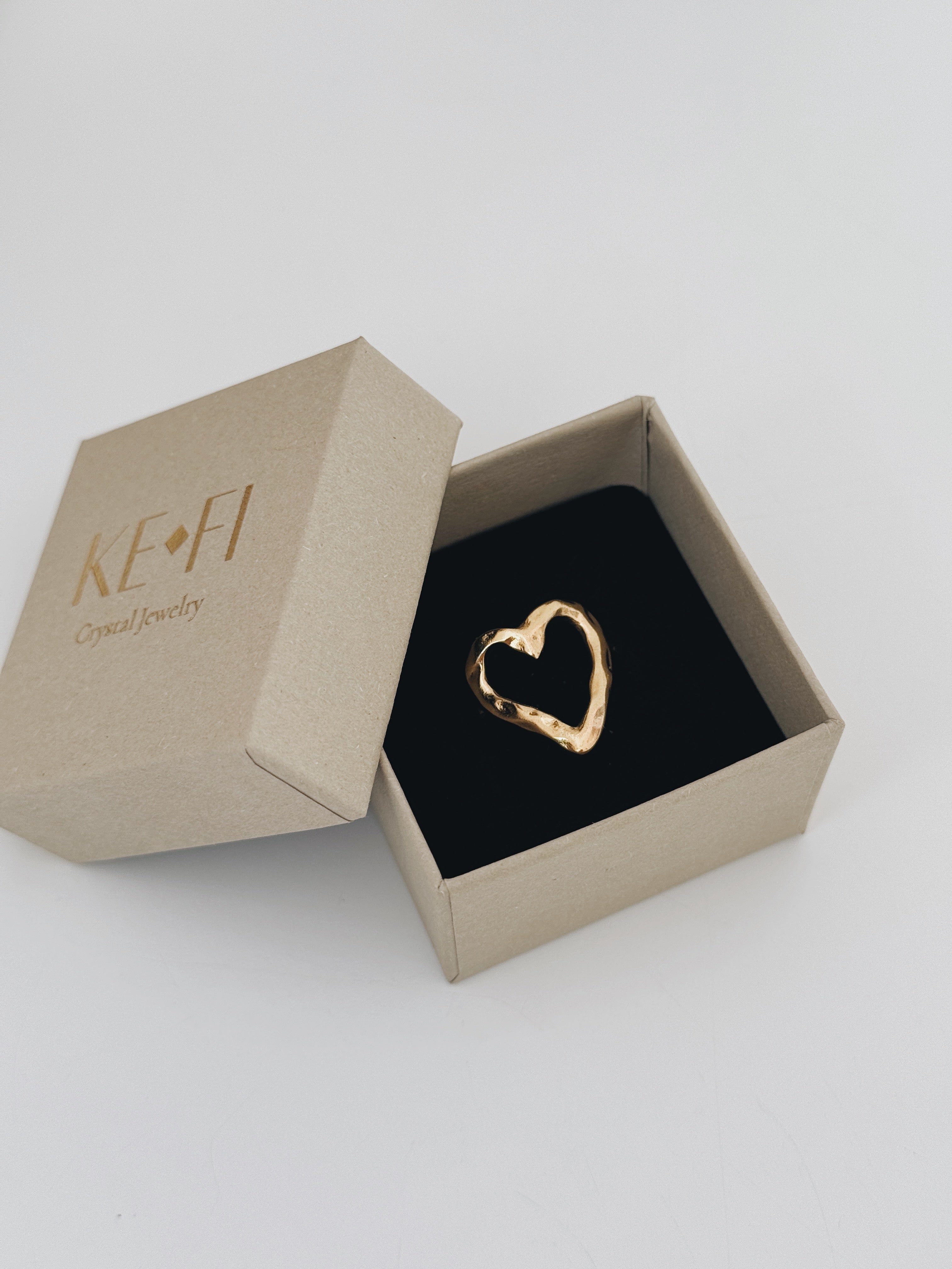 Anel Heart Simple