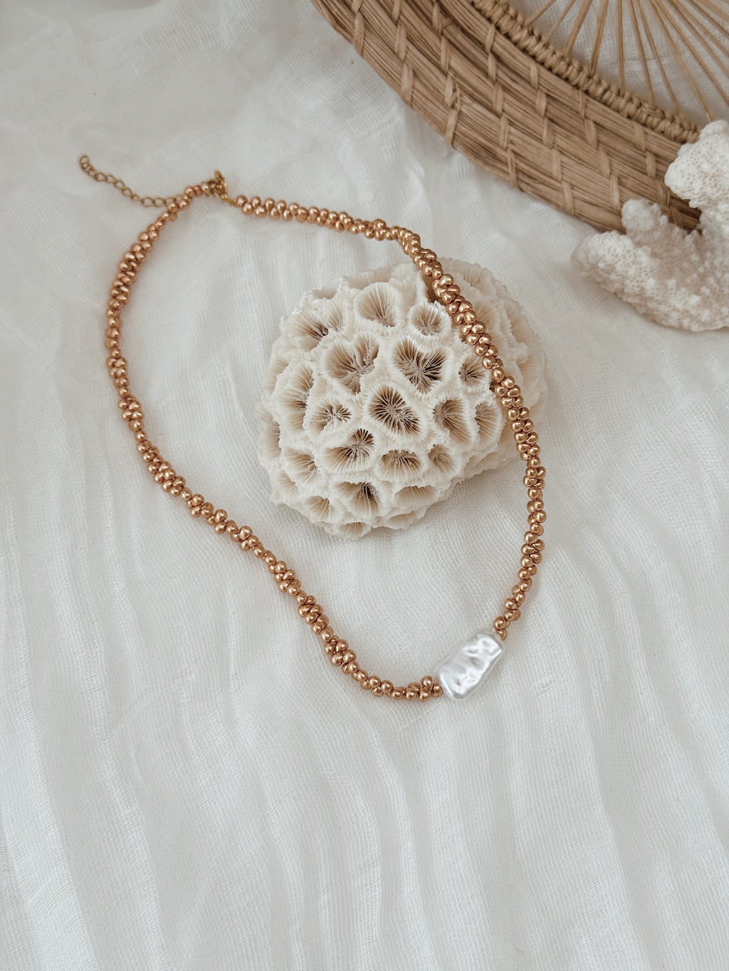 Gargantilha Gold Pearl