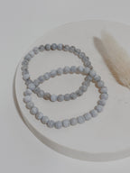 Pulseira Ágata Azul rendada