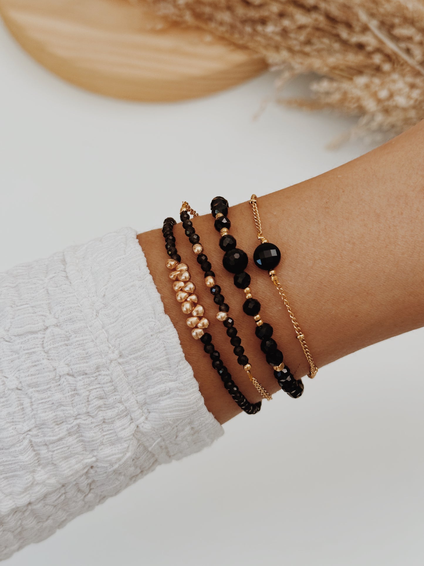 Pulseira Aurora Turmalina Negra