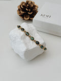 Pulseira Elo dourado | Crisocola