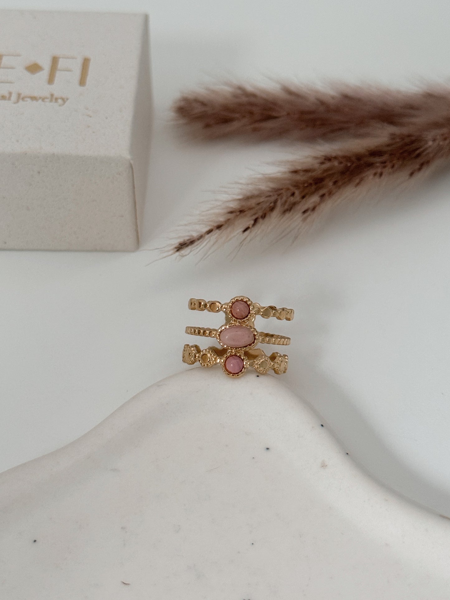 Anel Kaya Rodocrosite