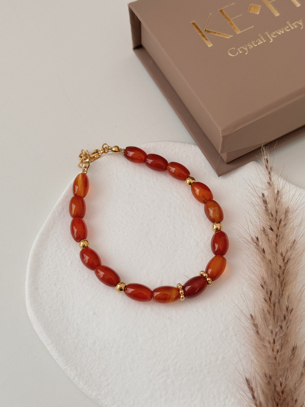 Pulseira Fogo Criador ( cornalina )