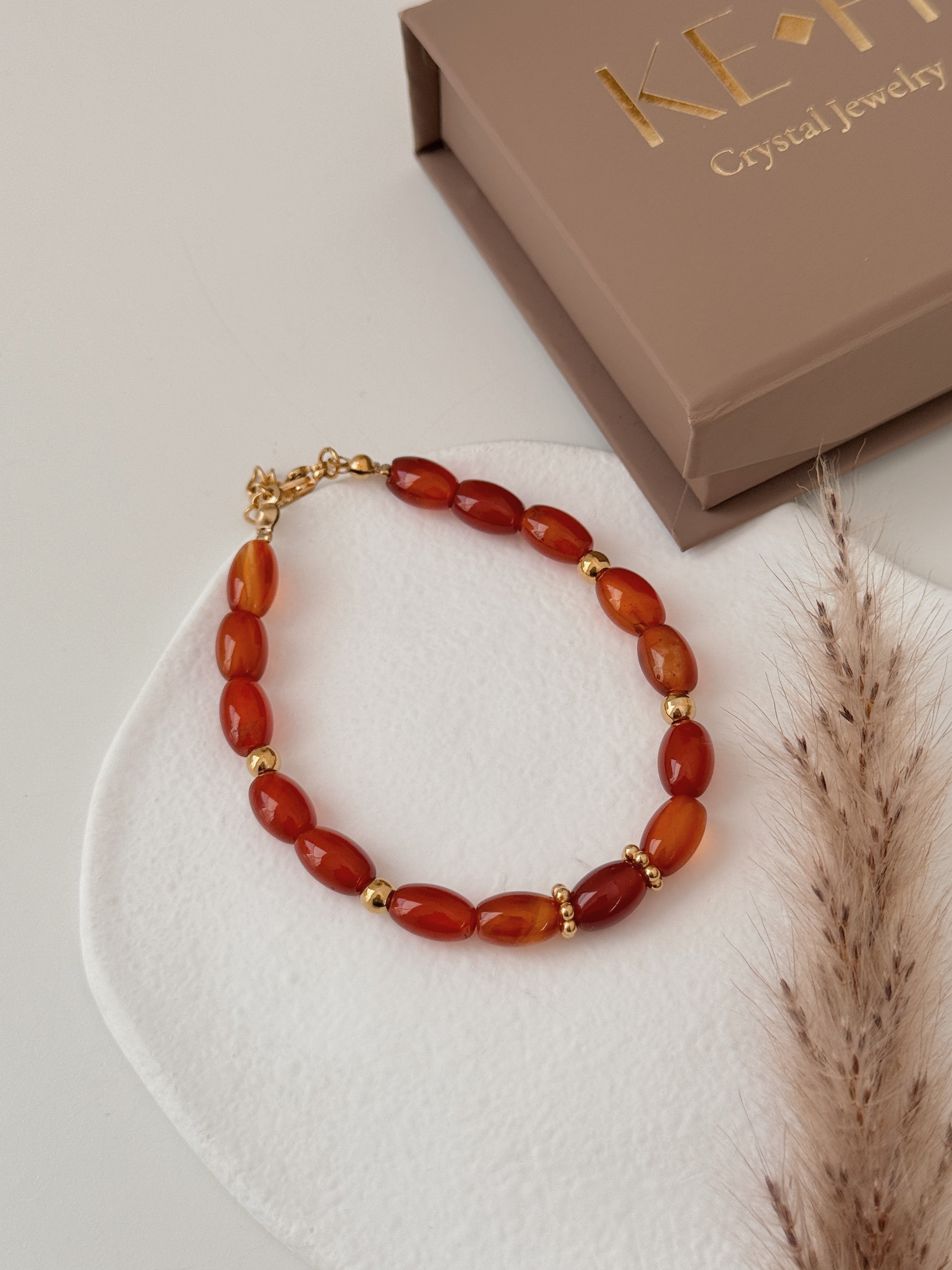 Pulseira Fogo Criador ( cornalina )