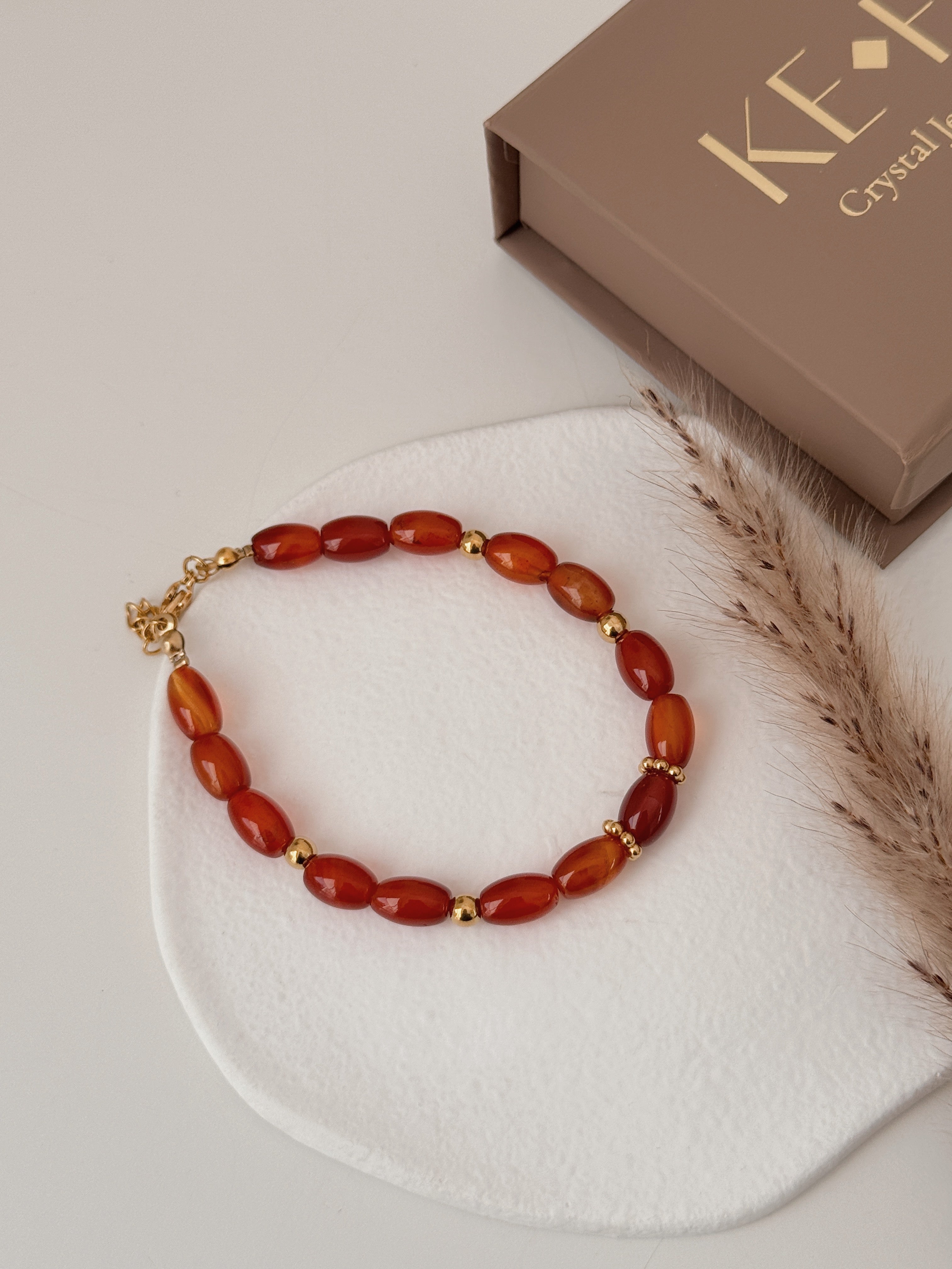 Pulseira Fogo Criador ( cornalina )