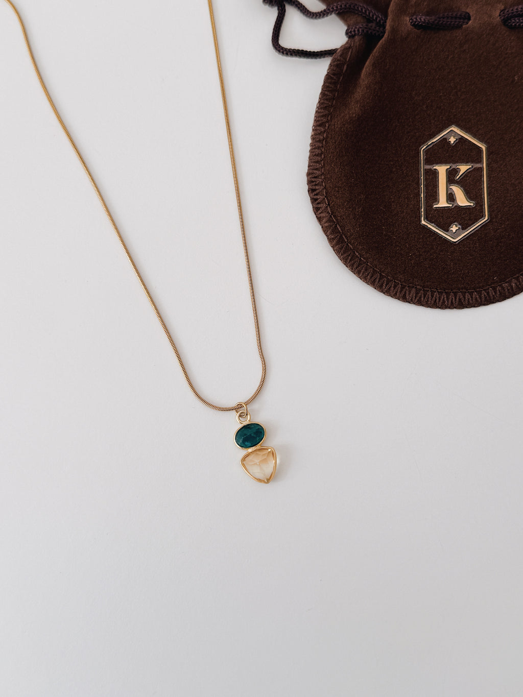 Colar Capri | Apatite e Citrino