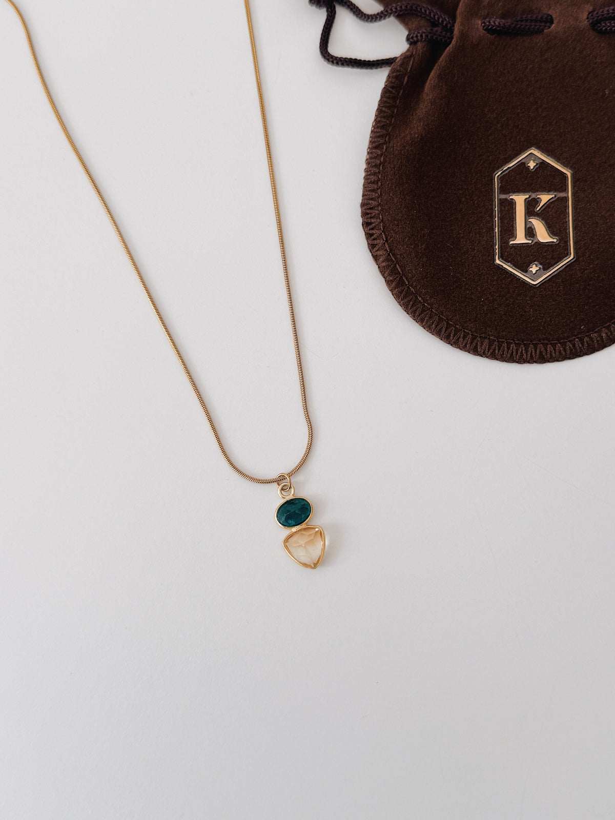 Colar Capri | Apatite e Citrino
