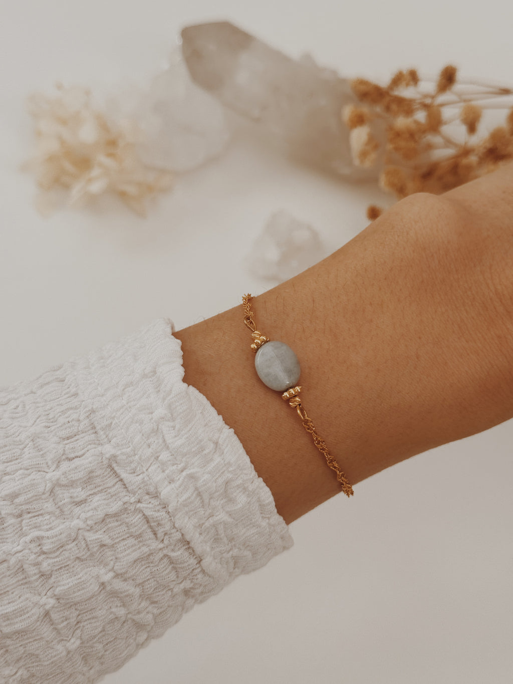 Pulseira Abby Agua Marinha