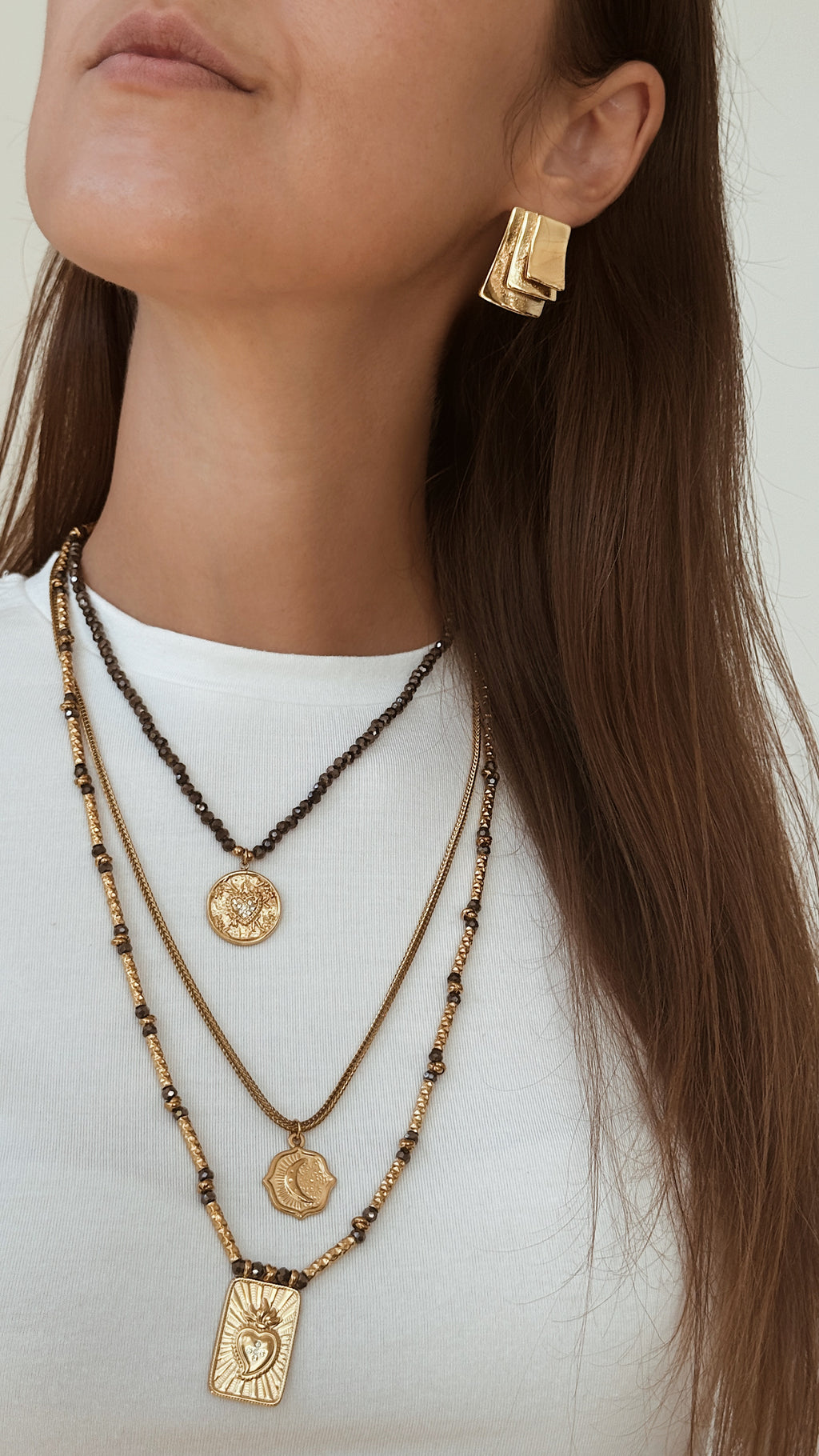 Brincos Urban Gold