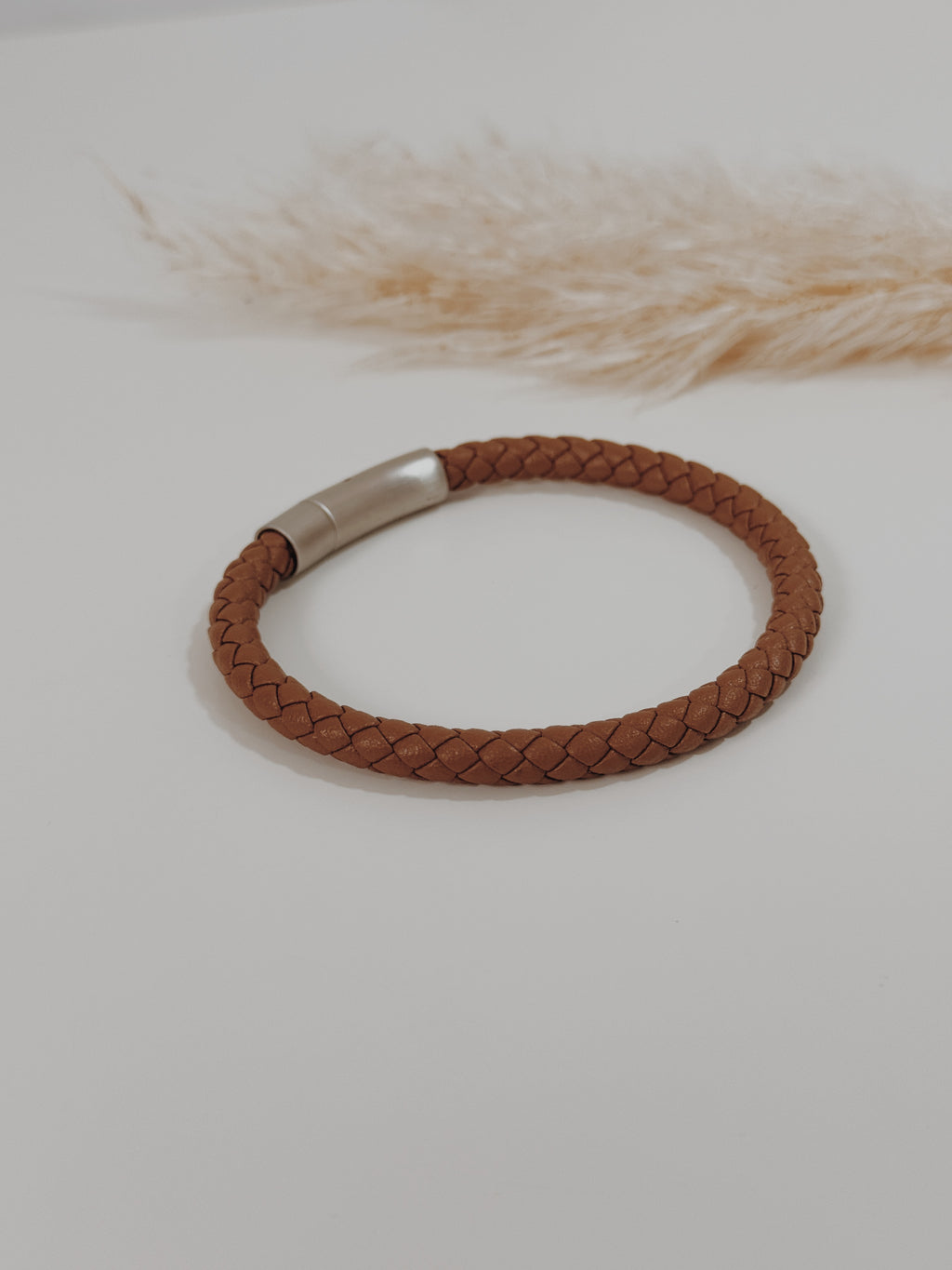 Pulseira Homem couro castanho