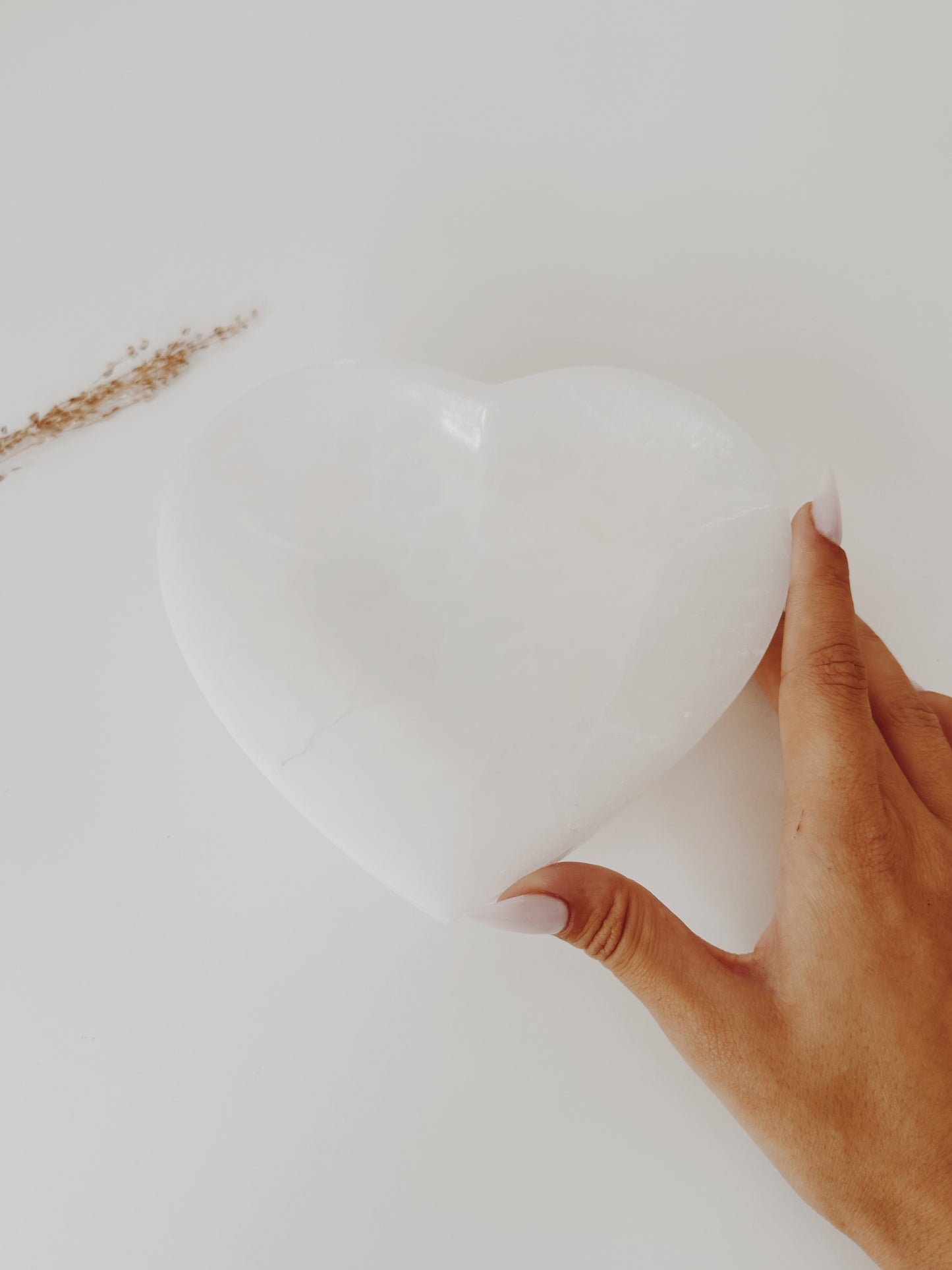 Taça Selenite Coração