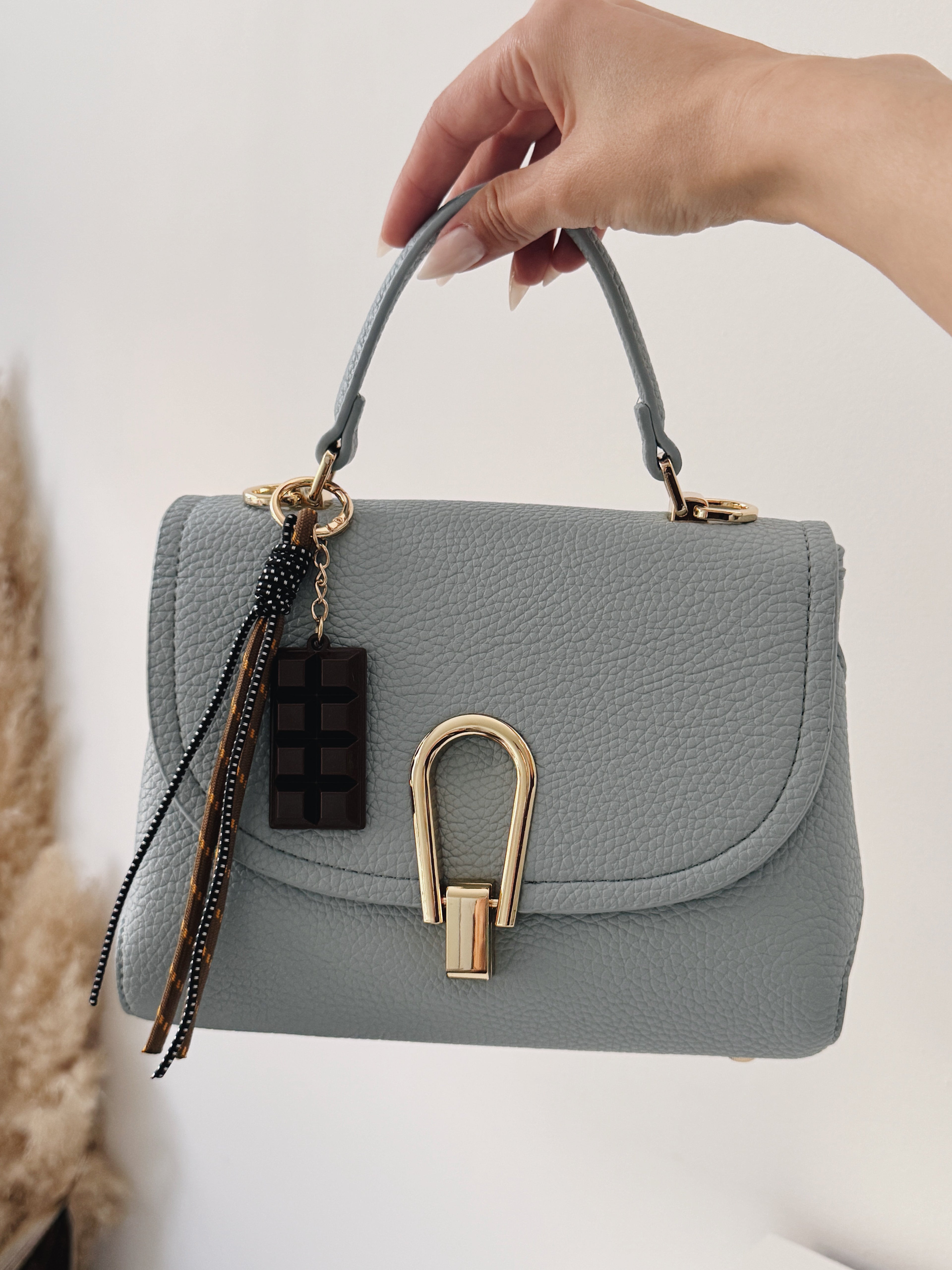 Mala de mão charm | azul pastel